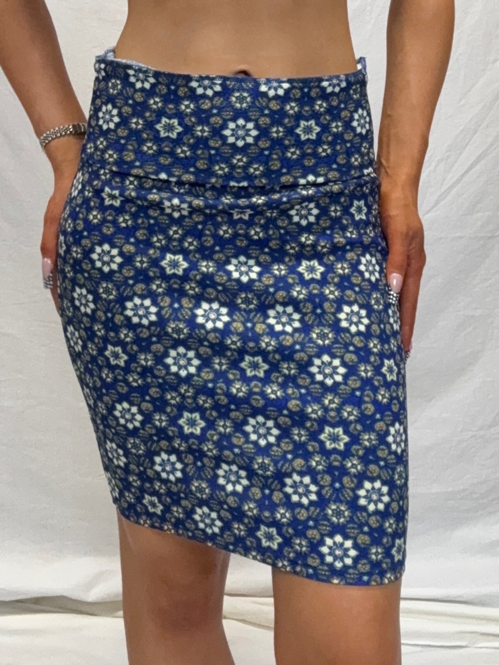 LuLaRoe floral midi skirt